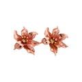 Vacation Style Alloy Painted Flower Stud Earrings With Silver Pins, Fresh Sweet Light Luxury Jewelry view 5