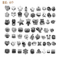 Alloy Metallic Large-Hole Bead Metal Beads for Jewelry and Craft Projects view 1