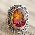 Sunset Glow Elegant Lolita Vintage Sweet European Light Luxury Ring For Women view 1