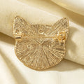 Alloy Enamel Rhinestone Cat Brooch Pin For Women Apparel view 4