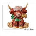 Alloy Enamel Zodiac Ox Brooch Pin For Suit Accessories view 5