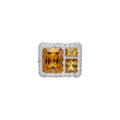 2026 New Copper Zircon Square Pleated Open Ring Minimalist Light Luxury Geometric Finger Jewelry view 5
