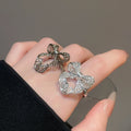 Copper Bow Hollow Open Ring For Women Korean Sweet Adjustable Index Finger Jewelry view 3