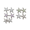 Sweet Girl Copper Stud Earrings With Silver Pins, Enamel Butterfly Starfish Western Style view 5