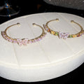 Copper Zircon Butterfly Open Bangle For Women Light Luxury Korean Fashion Jewelry view 4