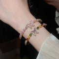 Copper Zircon Butterfly Open Bangle For Women Light Luxury Korean Fashion Jewelry view 3