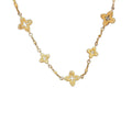 18K Gold Plated Copper Zircon Flower Hollow Beaded Bracelet For Women Light Luxury Jewelry view 5
