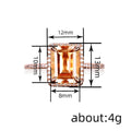 Square Geometric Ring For Women Light Luxury Urban Classic Minimal Fashion Finger Jewelry view 4