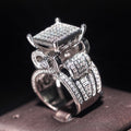 Luxury Designer Ring With Three Dimensional Inlay, Party Magazine Shoot Statement Jewelry view 2