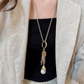 Old Money Alloy Pearl Choker Necklace With Rhinestone Heart Cross Key Pendant view 3
