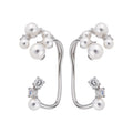 Copper Zircon Fish Tail Clip-on Earrings, Minimalist Animal Ear Cuff Jewelry view 5