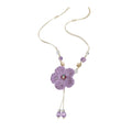 Sweet Woven Ceramic Flower Necklace 2026 Resort Style Fresh Floral Collarbone Choker view 5
