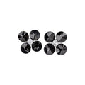 Light Luxury Copper Zircon Round Flower Stud Earrings With Silver Pins Minimalist Floral Jewelry view 5