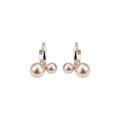 Faux Pearl Round Stud Earrings For Women, French Chic Minimalist OL Style Light Luxury Jewelry view 5