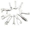 Mini Metallic Hand Tool Metal Charms with 10 Listed Options view 1