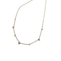 Light Luxury Copper Zircon Waterdrop Geometric Clavicle Necklace For Women view 5