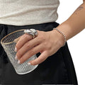 Vintage Irregular Teardrop Twisted Alloy Ring For Women Light Luxury Index Finger Jewelry view 5