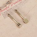 LOVE Lettered Shovel Alloy Charm in 3 Metal Finishes view 2