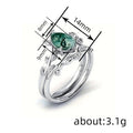 Minimalist Leaf Wrap Couple Rings For Women, Forest Fairy Style Adjustable Jewelry view 4