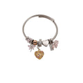 Alloy Crystal Rhinestone Heart Enamel Dragonfly Bracelet Necklace Jewelry Set Vintage Ethnic OL Style view 5