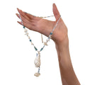 Dopamine Glass Beaded Conch Shell Pendant Necklace For Summer Beach Vacation Resort Style view 5