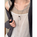 Korean Style Faux Pearl Grape Cluster Sweater Necklace Geometric Round Casual Collarbone Chain view 3