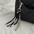 Iron Heart Pendant Necklace Bag Chain Keychain Charm Minimalist Fashion OL Accessory view 4