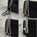 Iron Heart Pendant Necklace Bag Chain Keychain Charm Minimalist Fashion OL Accessory view 1