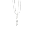Korean Style Sparkling Zircon Crystal Cloud Waterdrop Faux Pearl Choker Necklace view 5