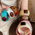 2026 New Acrylic Square Gradient Bangle Bohemian Fashion Niche Design Women's Bracelet view 1