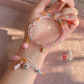 Chinese Style Five Color Cord Bracelet With 3D Zongzi Pendant Tassel Dragon Boat Festival Blessing Jewelry view 1
