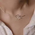 Gentle Heart Necklace For Women, Mobius Ring Infinity Symbol Pendant For Daily Styling view 4