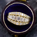 French Paris Style Glossy Geometric Ring For Women, European Fashion Spring Jewelry view 2