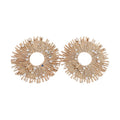 2026 New Alloy Full Rhinestone Irregular Stud Earrings Necklace Jewelry Set For Women view 5