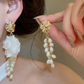 Shell Conch Starfish Pearl Necklace Stud Earrings Jewelry Set For Women Summer Statement Design view 3