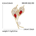 Alloy Enamel Calla Lily Brooch Pin For Fashion Apparel view 6