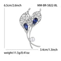 Alloy Enamel Calla Lily Brooch Pin For Fashion Apparel view 4