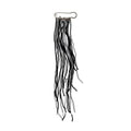European American Glass Chain Tassel Geometric Brooch, Elegant Fashion Clothing Accessory view 5