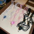 French Court Style Multi Layer Crystal Beaded Lace Pearl Collarbone Necklace For Women view 2