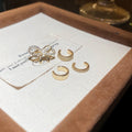 Korean Style Copper Zircon Bow Pearl Clip-on Earrings, Light Luxury No-Piercing Ear Cuffs view 2