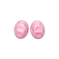 Enamel Wrinkled Oval Alloy Stud Earrings For Women Modern Minimalist Geometric Light Luxury view 5