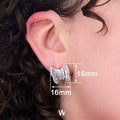 Elegant Bow Zircon Butterfly Earrings For Women Cute Daily Versatile Fashion Jewelry Accessories view 4