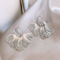 Light Luxury Copper Geometric Tassel Drop Earrings For Evening Dress Elegant Fashion view 4