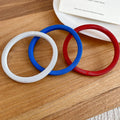 Iron Spring Chain Jewelry Set Minimalist Geometric Round Bracelet Trio Light Luxury Modern Style view 4