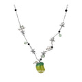 Pastoral Apple Star Enamel Pearl Alloy Necklace Summer Sweet Fruit Collarbone Choker view 5
