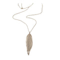 Sparkling Zircon Crinkle Leaf Alloy Necklace For Women Old Money Light Luxury Collarbone Chain view 5