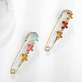 Gold Tone Silver Tone Ribbon Bow Enamel Two Designs Metal Brooch Pin view 2