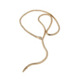 Old Money Alloy Snake Splice Choker Necklace Minimalist Designer Clavicle Chain view 5