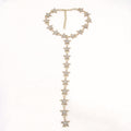 Rhinestone Star Alloy Necklace For Women, Old Money Style Statement Clavicle Choker view 5