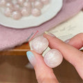 Alloy Oval Enamel Clip-on Earrings Geometric Fashion Sweet Minimalist Ear Jewelry view 2